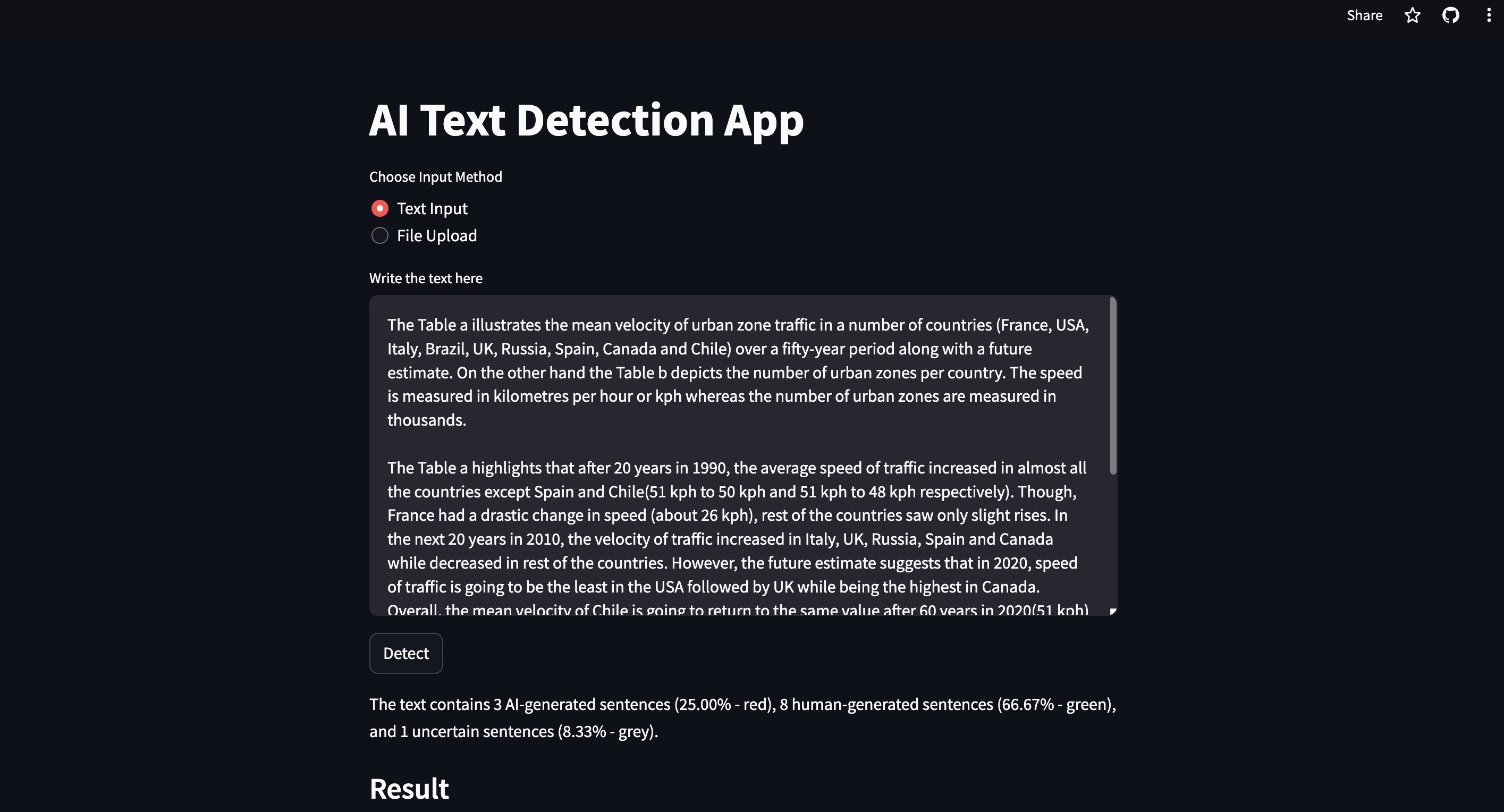 Image for LLM Generated Text Detection System